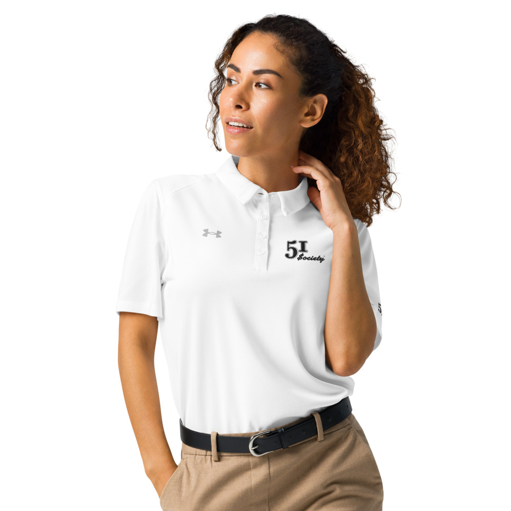 51$ociety meets Under Armour® women’s polo