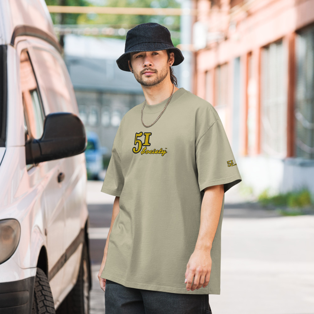 51$ociety Gold Limited Oversized T-Shirt