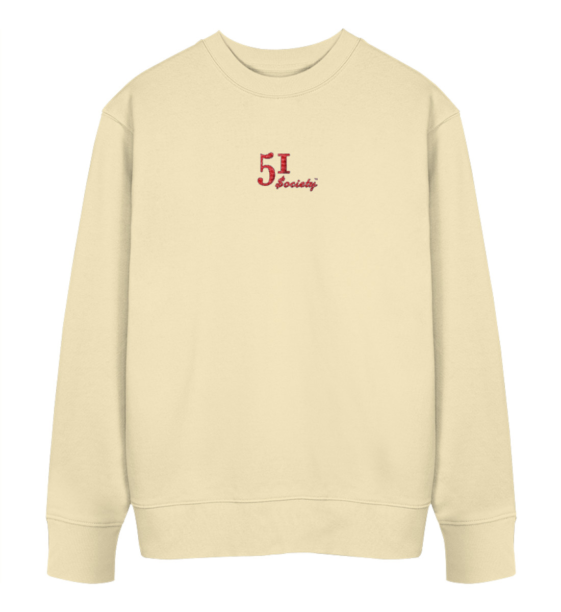 51$ociety Red/ White Changer Sweatshirt mit Stick